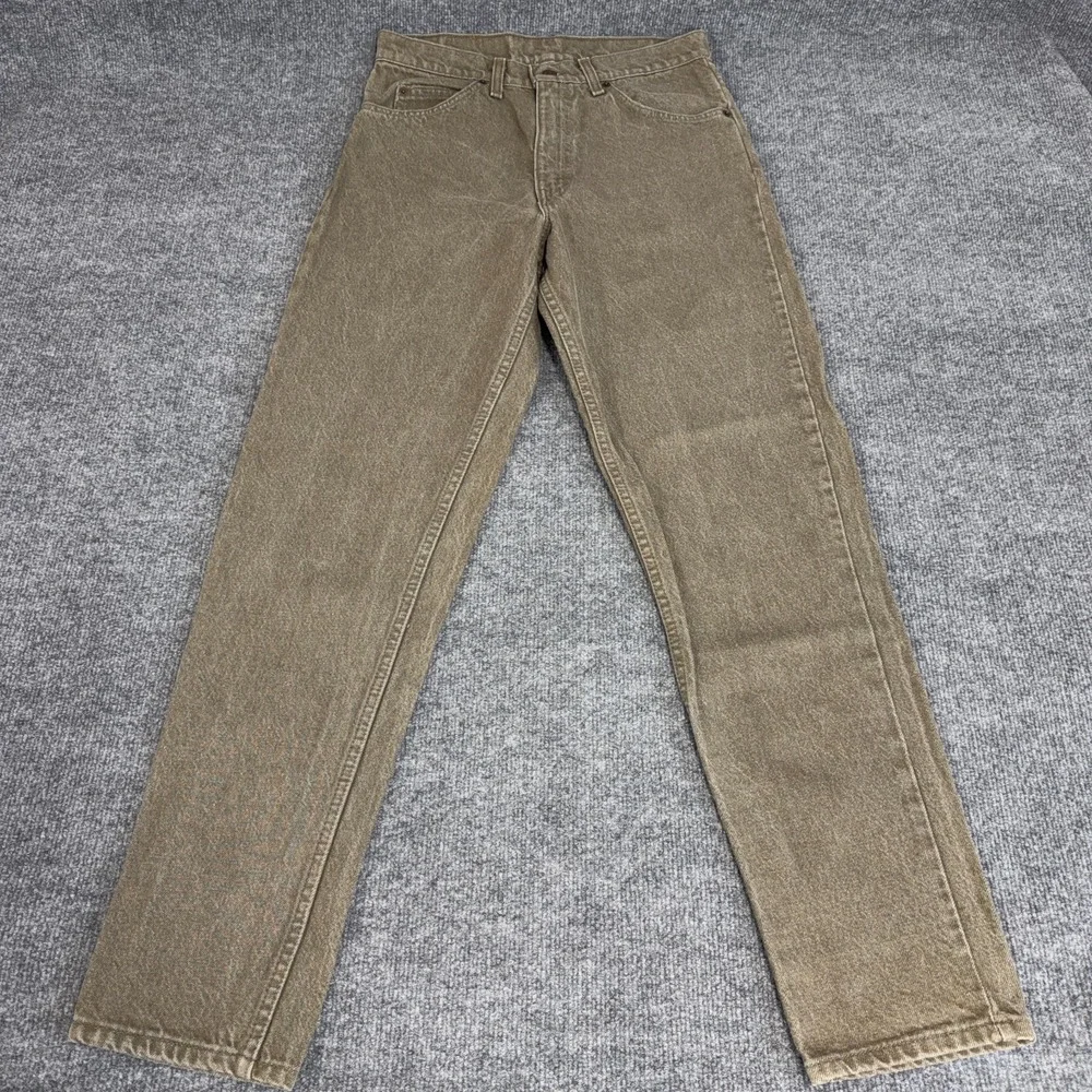 Vintage Levi's 550 Orange Tab Brown Denim Jeans Made in USA Relaxed 31x32 90s